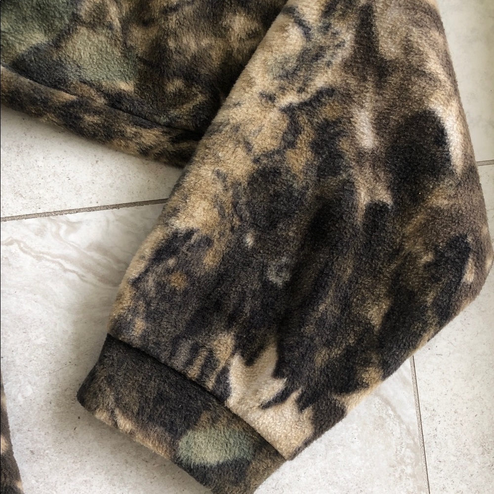Columbia Youth Woodland Camo Fleece Jacket NWOT - Picture 5 of 13